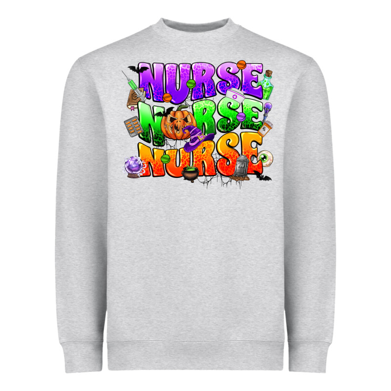 Nurse Nurse Nurse Halloween Heavyweight Sweatshirt by CowGirlArtShop | Teevron
