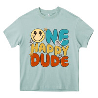 Arona one happy dude Heavy Core Tee - MaliasSmallBusiness
