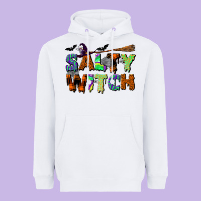 Salty Witch Heavyweight Hoodie Designed By Bundleandbundleshop
