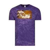 Cloud Purple leopard cowhide brushstroke Vintage Tee - Jasminsmagicworld