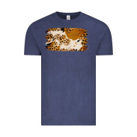Vintage Denim leopard cowhide brushstroke Vintage Tee - Jasminsmagicworld