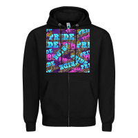 Black pride tribe seamless pattern Zipper Hoodie - FaDigitalArtStudio