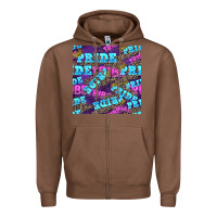 Chestnut pride tribe seamless pattern Zipper Hoodie - FaDigitalArtStudio