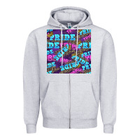 Heather Grey pride tribe seamless pattern Zipper Hoodie - FaDigitalArtStudio