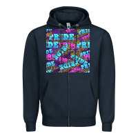 Navy pride tribe seamless pattern Zipper Hoodie - FaDigitalArtStudio