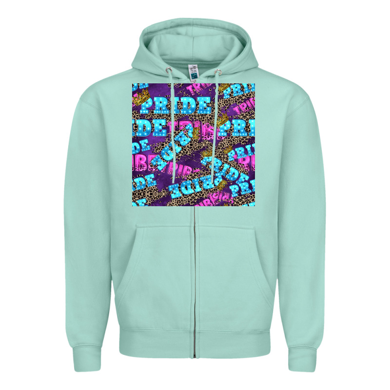 Pride Tribe Seamless Pattern Zipper Hoodie by FaDigitalArtStudio | Teevron
