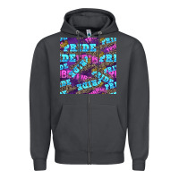 Smoke pride tribe seamless pattern Zipper Hoodie - FaDigitalArtStudio