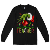 Black Christmas Character Long Sleeve Tee - NancyCooperArtShop