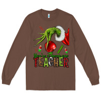 Chestnut Christmas Character Long Sleeve Tee - NancyCooperArtShop