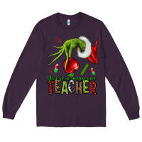 Plum Christmas Character Long Sleeve Tee - NancyCooperArtShop