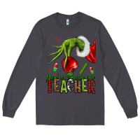 Smoke Christmas Character Long Sleeve Tee - NancyCooperArtShop