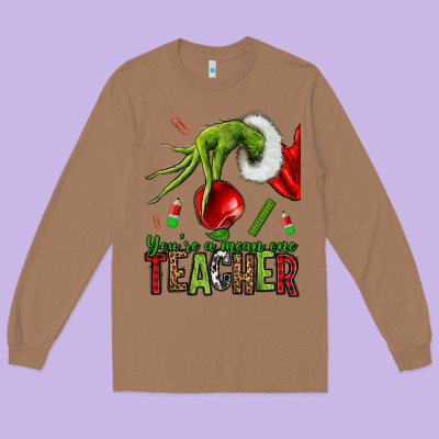 Christmas Character Long Sleeve Tee Designed By Nancycooperartshop