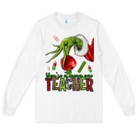 White Christmas Character Long Sleeve Tee - NancyCooperArtShop
