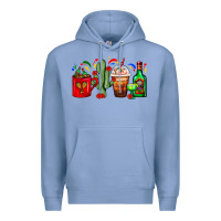 Colony Blue Mexico Coffee Cups With Cactus And Tequila Bottle Premium Hoodie - FaDigitalArtStudio