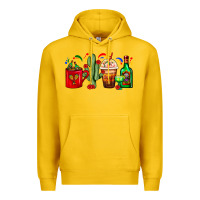 Lemon Mexico Coffee Cups With Cactus And Tequila Bottle Premium Hoodie - FaDigitalArtStudio