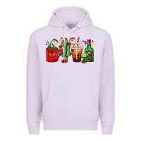 Lilac Mexico Coffee Cups With Cactus And Tequila Bottle Premium Hoodie - FaDigitalArtStudio