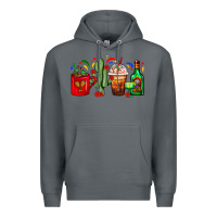Rock Mexico Coffee Cups With Cactus And Tequila Bottle Premium Hoodie - FaDigitalArtStudio