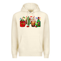 Sandshell Mexico Coffee Cups With Cactus And Tequila Bottle Premium Hoodie - FaDigitalArtStudio