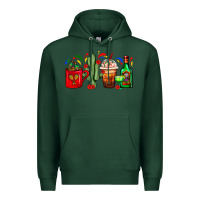 Sports Green Mexico Coffee Cups With Cactus And Tequila Bottle Premium Hoodie - FaDigitalArtStudio