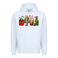 White Mexico Coffee Cups With Cactus And Tequila Bottle Premium Hoodie - FaDigitalArtStudio
