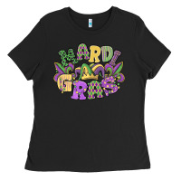 Black mardi gras Ladies Tee - MaliasSmallBusiness