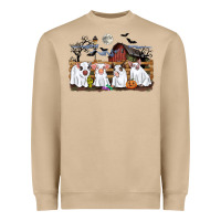 Mushroom halloween pigs Heavyweight Sweatshirt - CowGirlArtShop