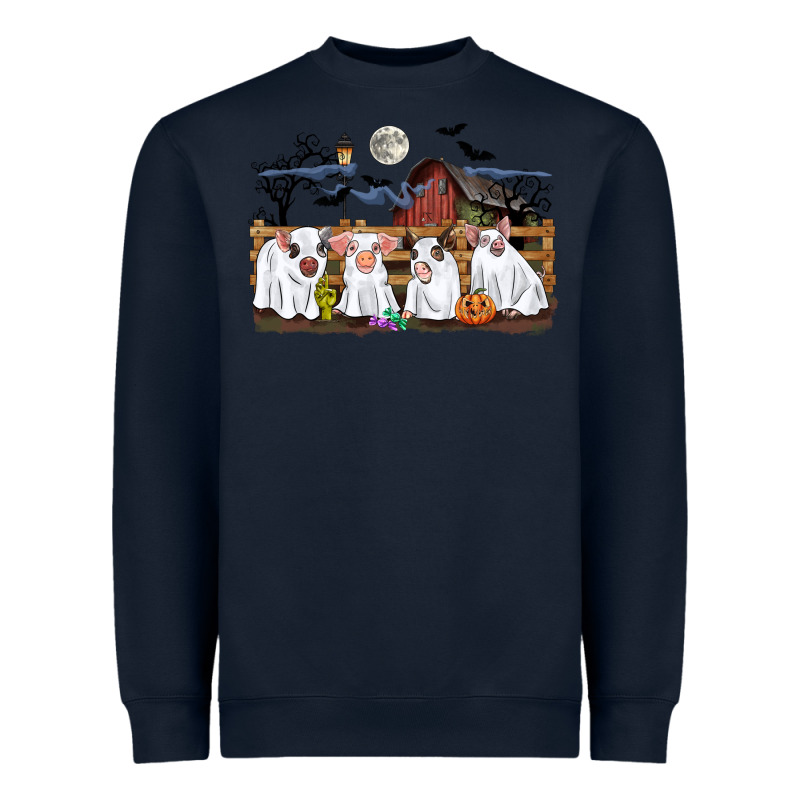 Halloween Pigs Heavyweight Sweatshirt by CowGirlArtShop | Teevron