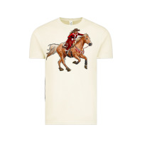 Vintage Arctic Western Christmas Cowgirl On The Horse Vintage Tee - RanaPortraitStore