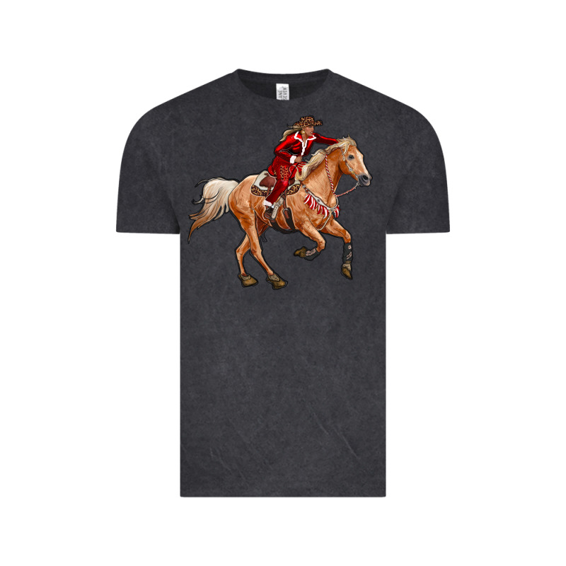 Western Christmas Cowgirl On The Horse Vintage Tee by RanaPortraitStore | Teevron