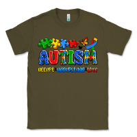 Army Green autism accept understand love Classic Tee - Artiststas