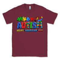 Burgundy autism accept understand love Classic Tee - Artiststas