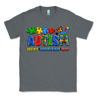 Charcoal Heather autism accept understand love Classic Tee - Artiststas