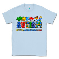 Dusty Blue autism accept understand love Classic Tee - Artiststas