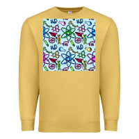 Antique Gold Science Teacher Seamless Pattern Premium Sweatshirt - BundleAndBundleShop