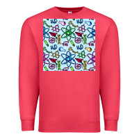 Cardinal Science Teacher Seamless Pattern Premium Sweatshirt - BundleAndBundleShop