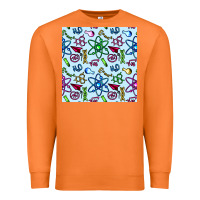 Carrot Science Teacher Seamless Pattern Premium Sweatshirt - BundleAndBundleShop
