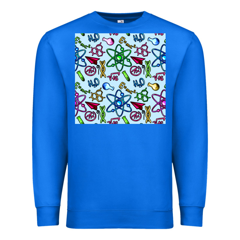 Science Teacher Seamless Pattern Premium Sweatshirt by BundleAndBundleShop | Teevron