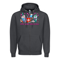 Smoke Coffee Nurse Repeat Nurse Coffee Cups Zipper Hoodie - FaDigitalArtStudio