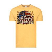Vintage Mustard football mom Vintage Tee - Jasminsmagicworld