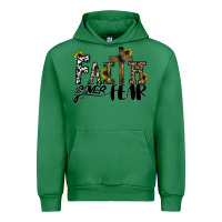 Emerald faith over fear Urban Hoodie - CowhideDigitalArt
