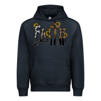 Navy faith over fear Urban Hoodie - CowhideDigitalArt