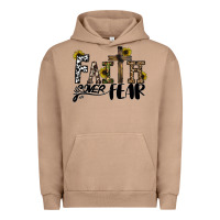 Pigment Burro faith over fear Urban Hoodie - CowhideDigitalArt