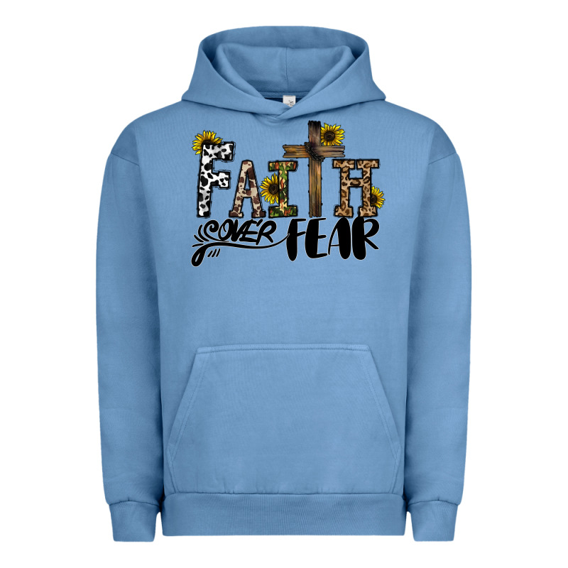 Faith Over Fear Urban Hoodie by CowhideDigitalArt | Teevron