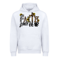 White faith over fear Urban Hoodie - CowhideDigitalArt