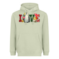 Matcha christmas penguin love Heavyweight Hoodie - FaDigitalArtStudio