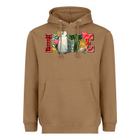 Toasted Coconut christmas penguin love Heavyweight Hoodie - FaDigitalArtStudio