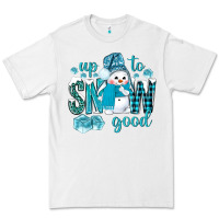 White up to snow good and cute snowman Premium Tee - NancyCooperArtShop