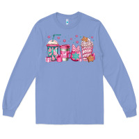 Colony Blue pink Christmas coffee Long Sleeve Tee - Jasminsmagicworld