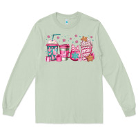 Matcha pink Christmas coffee Long Sleeve Tee - Jasminsmagicworld