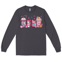 Smoke pink Christmas coffee Long Sleeve Tee - Jasminsmagicworld